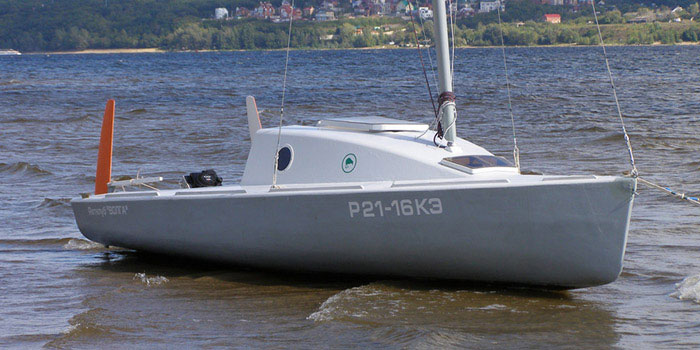 испытания парусной яхты Sport 650
